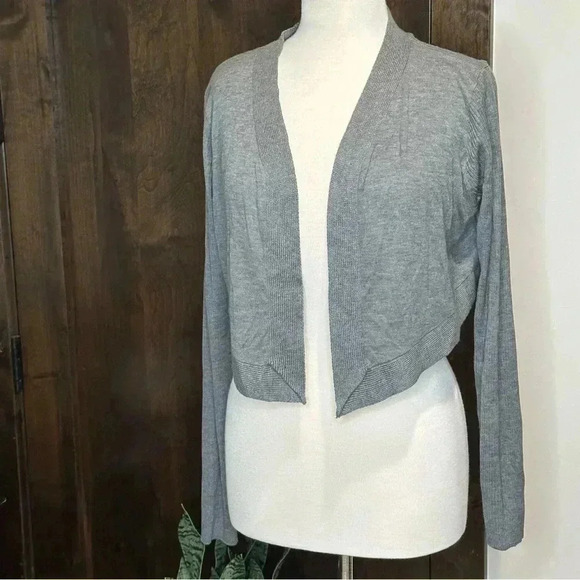 NWT Charlie Paige grey cardigan women’s size L/XL - Picture 1 of 8